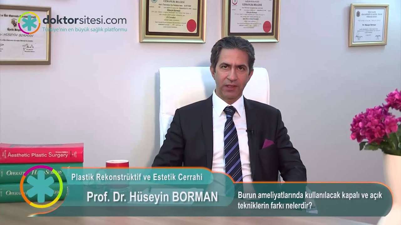 Prof. Dr. Hüseyin Borman,Kapalı ve Açık Burun Estetiği,cerrah,ankara,doktor,ankara plastik rekonstrüktif cerrahi,plastik cerrahi,estetik cerrahi,estetik ve plastik cerrahi,Hüseyin Borman,bayındır hastanesi,bayındır hastanesi plastik cerrahi bö